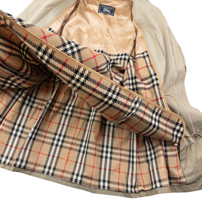 Vintage 90s Burberry Nova Check Lined Jacket Size M