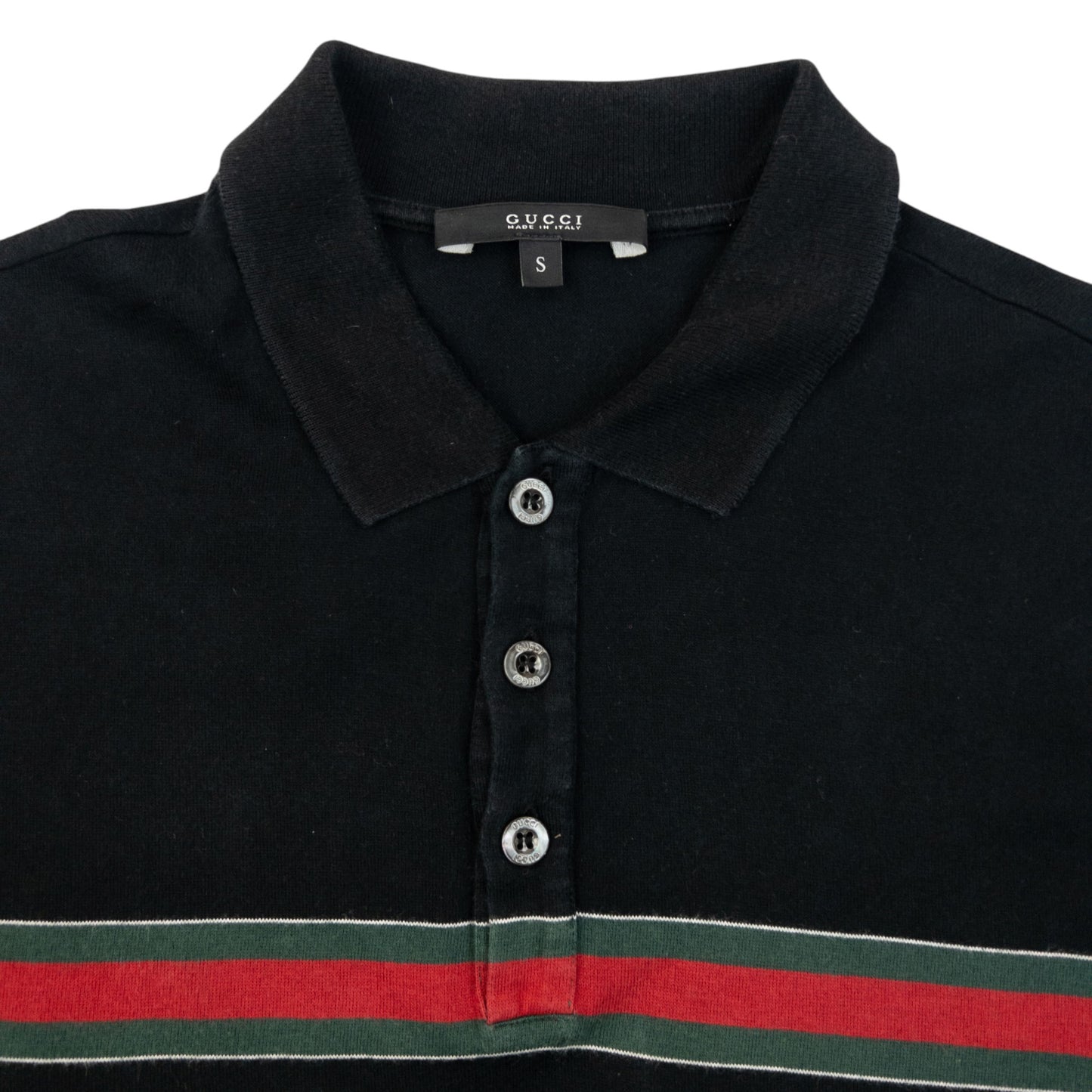 Vintage 2000s Gucci Stripe Polo Shirt Size XS
