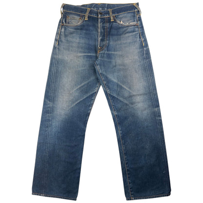 Vintage RMC Red Monkey Company Embroidered Wave Japanese Denim Jeans Size W31