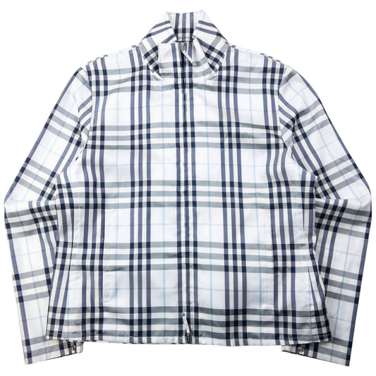 Vintage 2000s Burberry Nova Check Packable Jacket Womens Size M