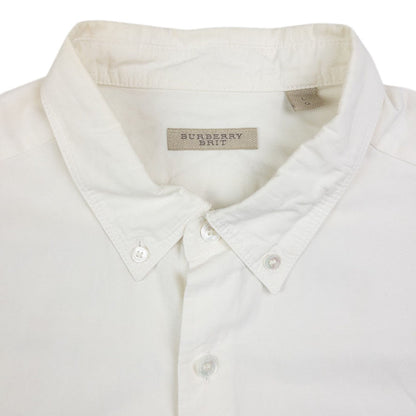 Vintage Burberry Brit Long Sleeve Button Up Shirt Size M