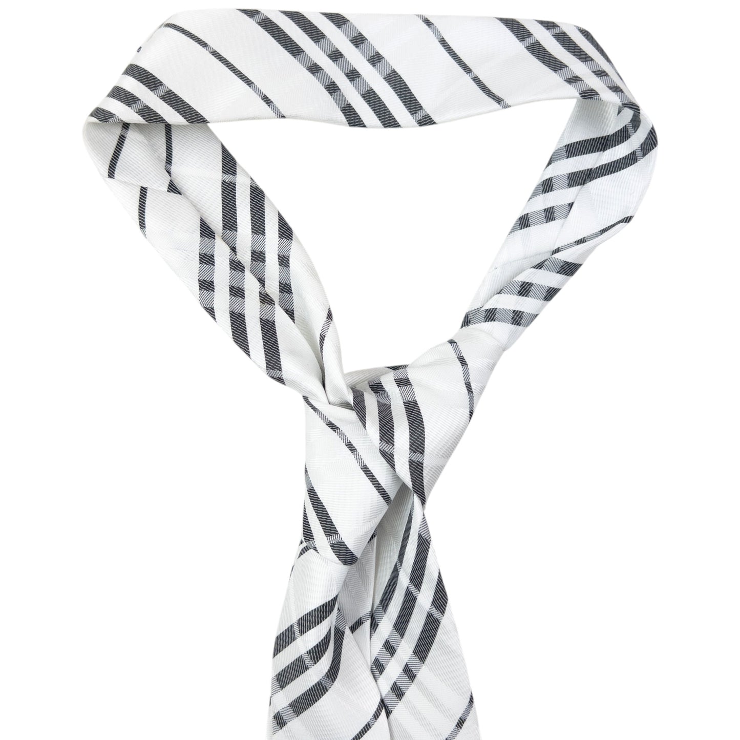 Vintage Burberry Nova Check Silk Tie