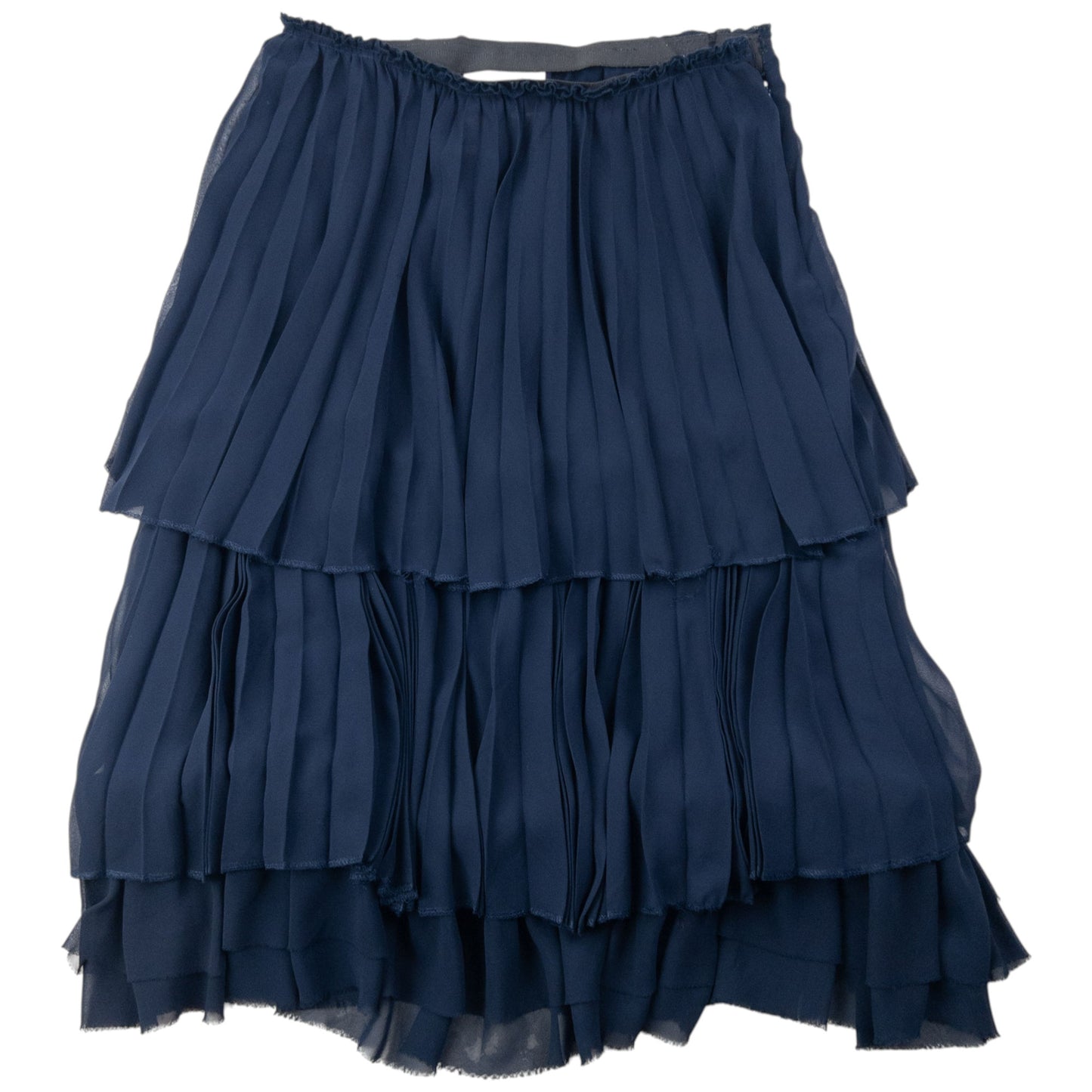 Vintage 2007 Comme Des Garçons Pleated Tier Skirt Womens Size W27