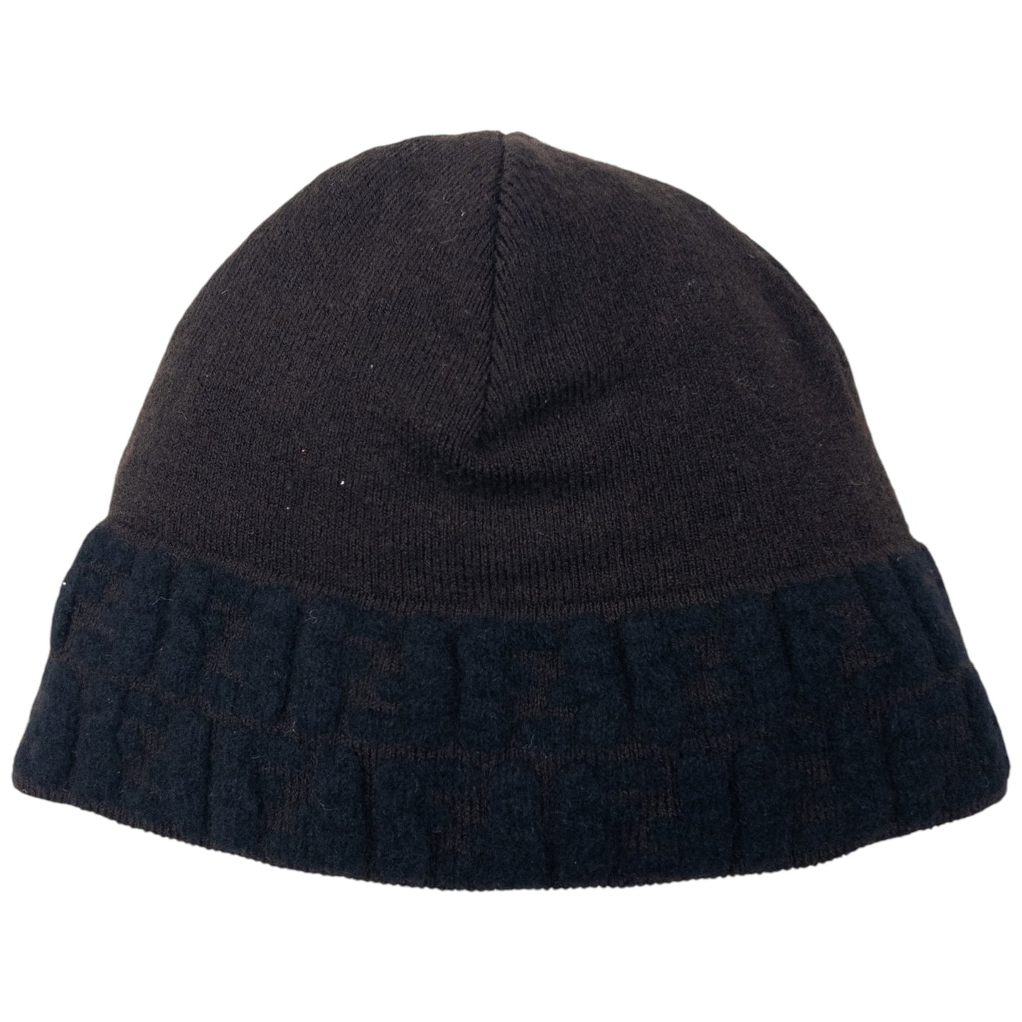 Vintage Fendi Monogram Wool Beanie Hat