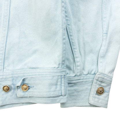 Vintage 90s Versace Jeans Couture Button Up Denim Jacket Size S