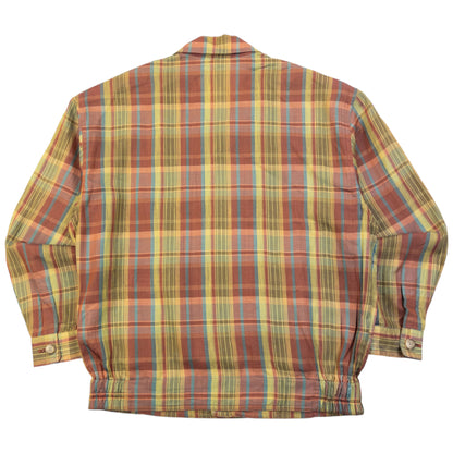 Vintage 80s YSL Yves Saint Laurent Checkered Harrington Jacket Size S