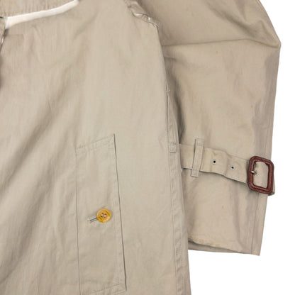 Vintage 80s Burberry Nova Check Lined Trench Jacket Size M