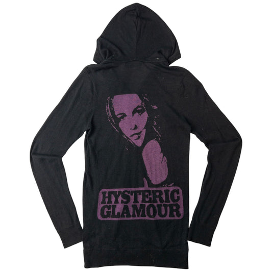 Vintage Hysteric Glamour Graphic Zip Up Hoodie Womens Size S