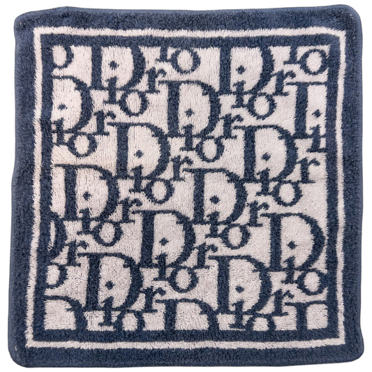 Vintage Dior Monogram Washcloth Flannel