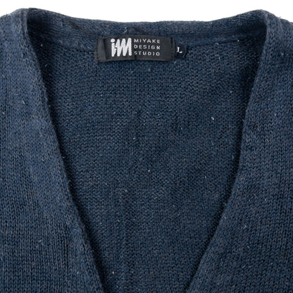 Vintage 2000s Issey Miyake Button Up Knit Sweater Vest Size S
