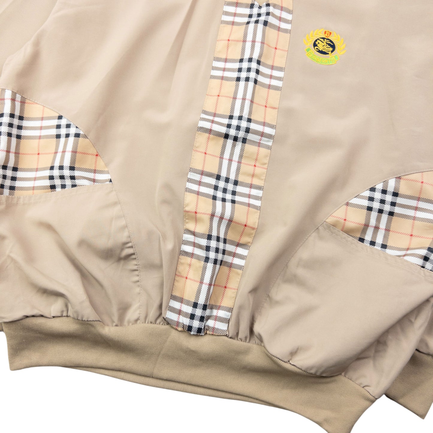Vintage 90s Burberry Nova Check Lightweight Pullover Jacket Size S