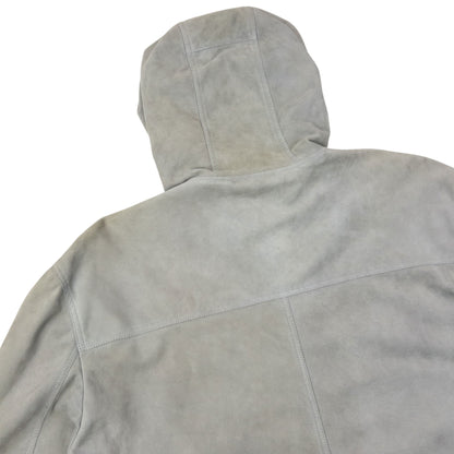 Vintage Burberry Brit Zip Up Suede Jacket Size XL