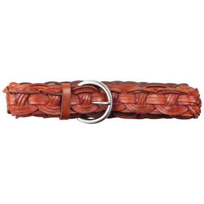 Vintage 2000s Armani Jeans Braided Leather Belt Size XL