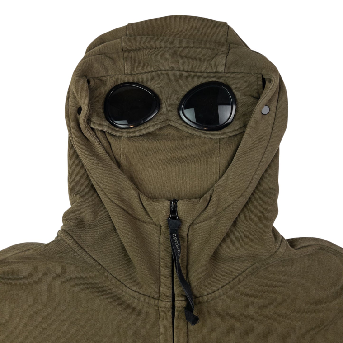 Vintage CP Company Goggle Hood Zip Up Hoodie Size XL