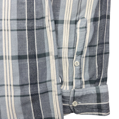 Vintage Armani Jeans Checkered Long Sleeve Button Up Shirt Size L