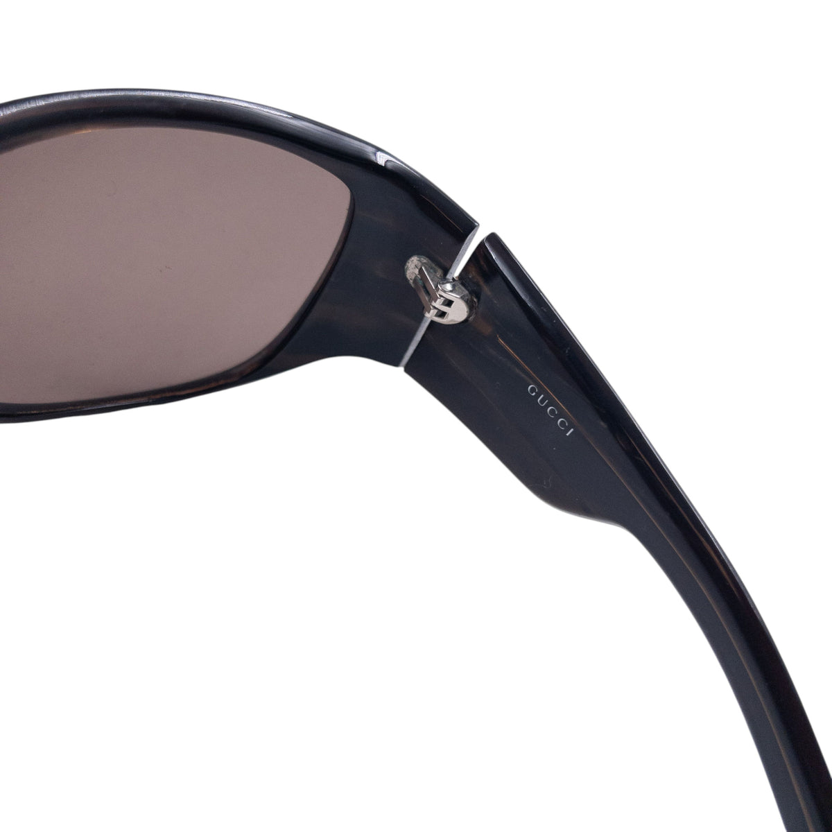 Vintage 2000s Gucci Diamanté Sunglasses in brown, photo 6