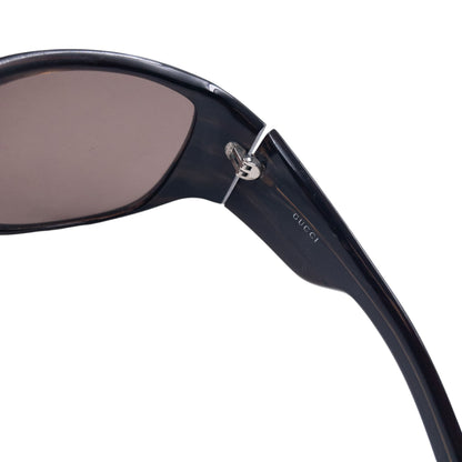 Vintage 2000s Gucci Diamanté Sunglasses in brown, photo 6