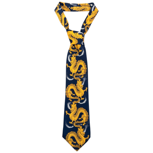 Vintage Giorgio Armani Dragon Silk Tie