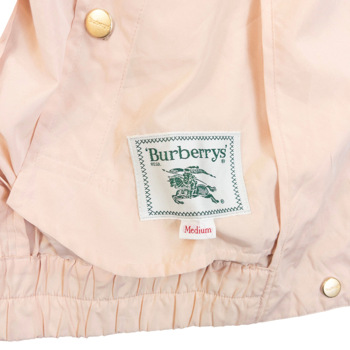 Vintage 90s Burberry Lightweight Zip Up Jacket Womens Size M