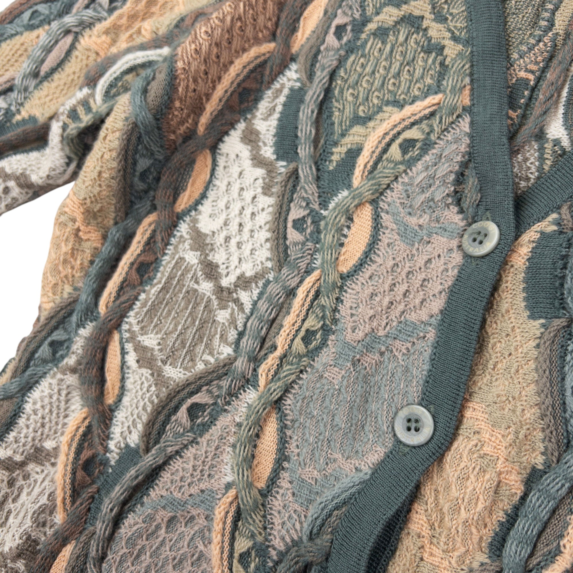 Vintage Coogi Knitted Cardigan Womens Size XS