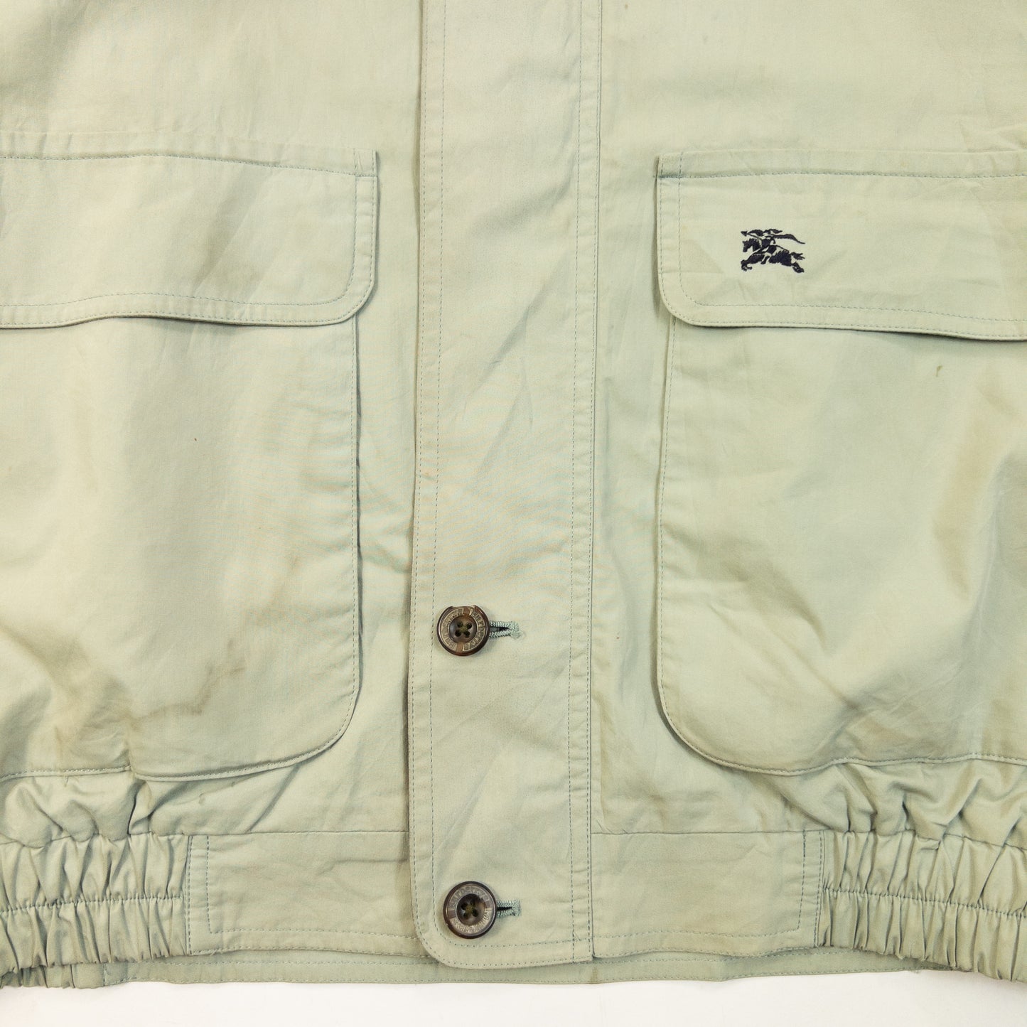 Vintage 90s Burberry Zip Up Jacket Size XS