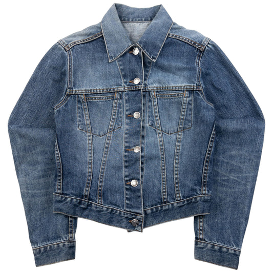 Vintage 2000s Gucci By Tom Ford Button Up Denim Jacket Womens Size S