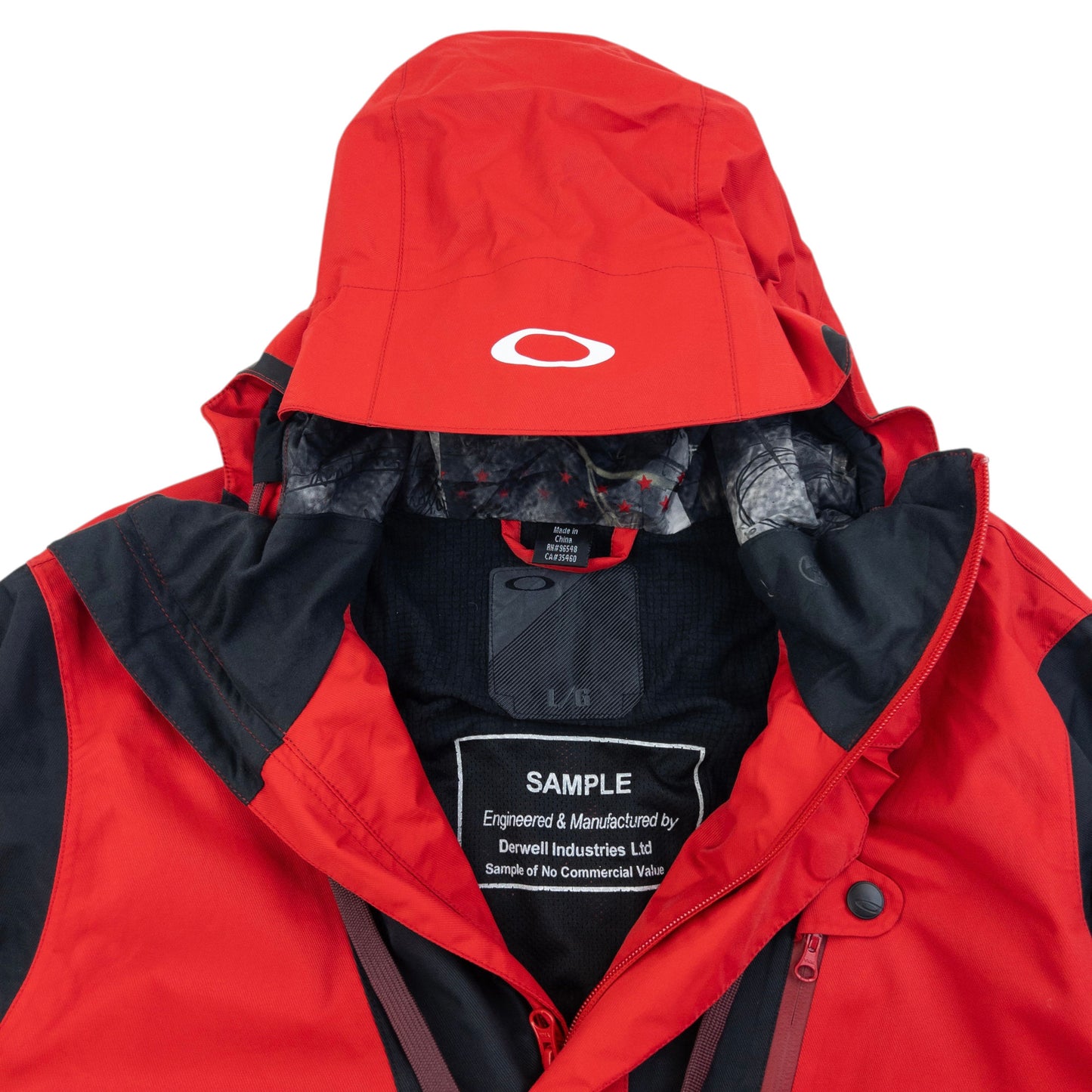 Vintage Oakley Zip Up Snowboarding Jacket SAMPLE Size XL