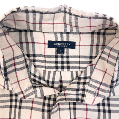 Vintage 2000s Burberry Nova Check Long Sleeve Button Up Shirt Size L