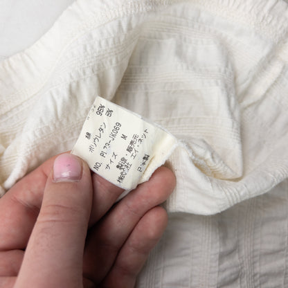 Vintage 90s Plantation By Issey Miyake Textured Long Sleeve T Shirt Womens Size M