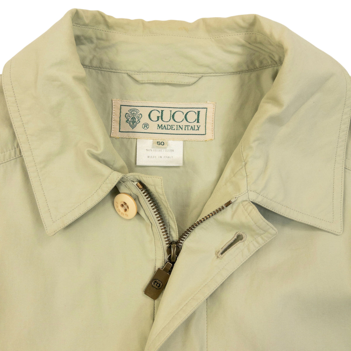 Vintage 80s Gucci Zip Up Jacket Size L
