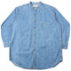 Vintage 90s Armani Jeans Long Sleeve Button Up Denim Shirt Size XL