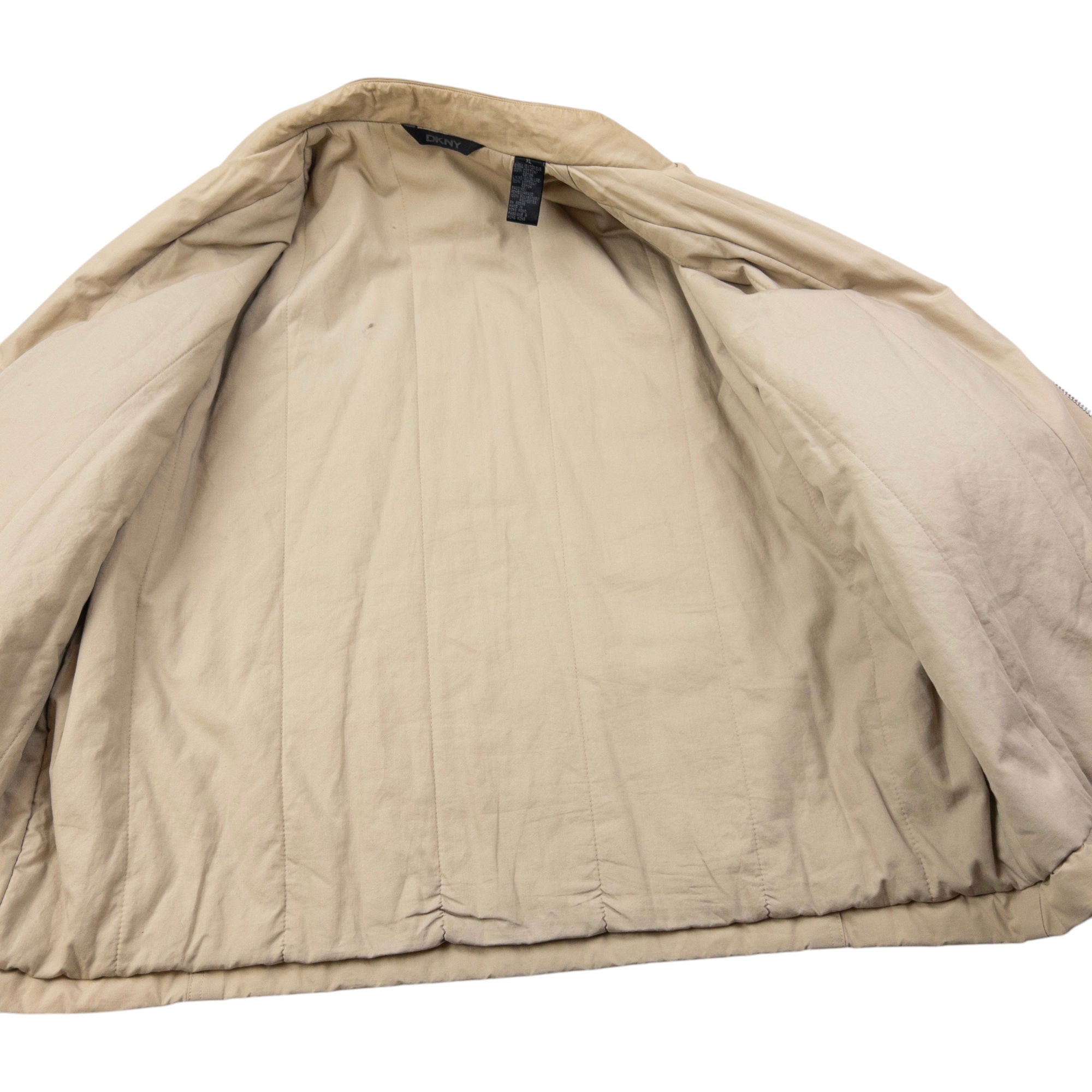 Vintage DKNY Zip Up Padded Jacket Size XL