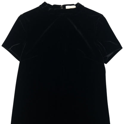 Vintage 90s Balenciaga La Mode Velvet Dress Womens Size S