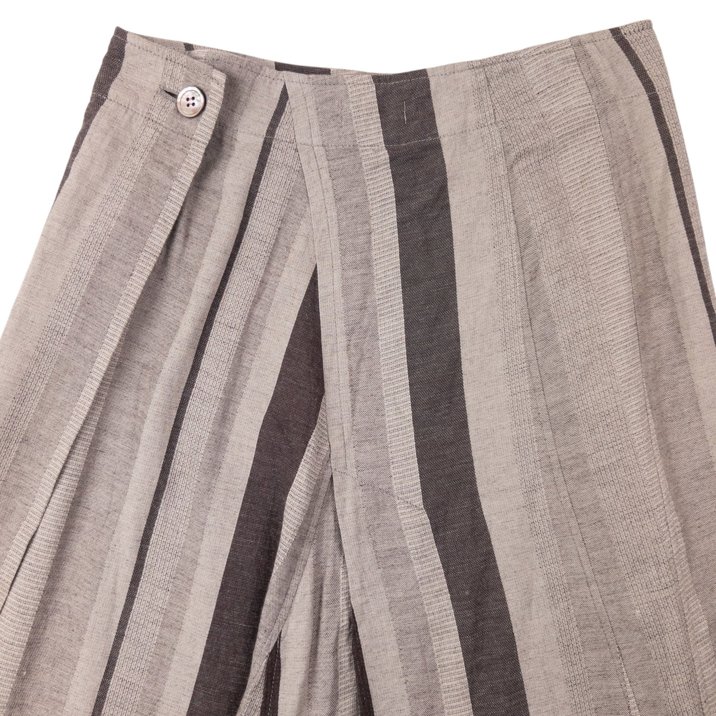 Vintage 90s Plantation By Issey Miyake Striped Skirt Womens Size W27