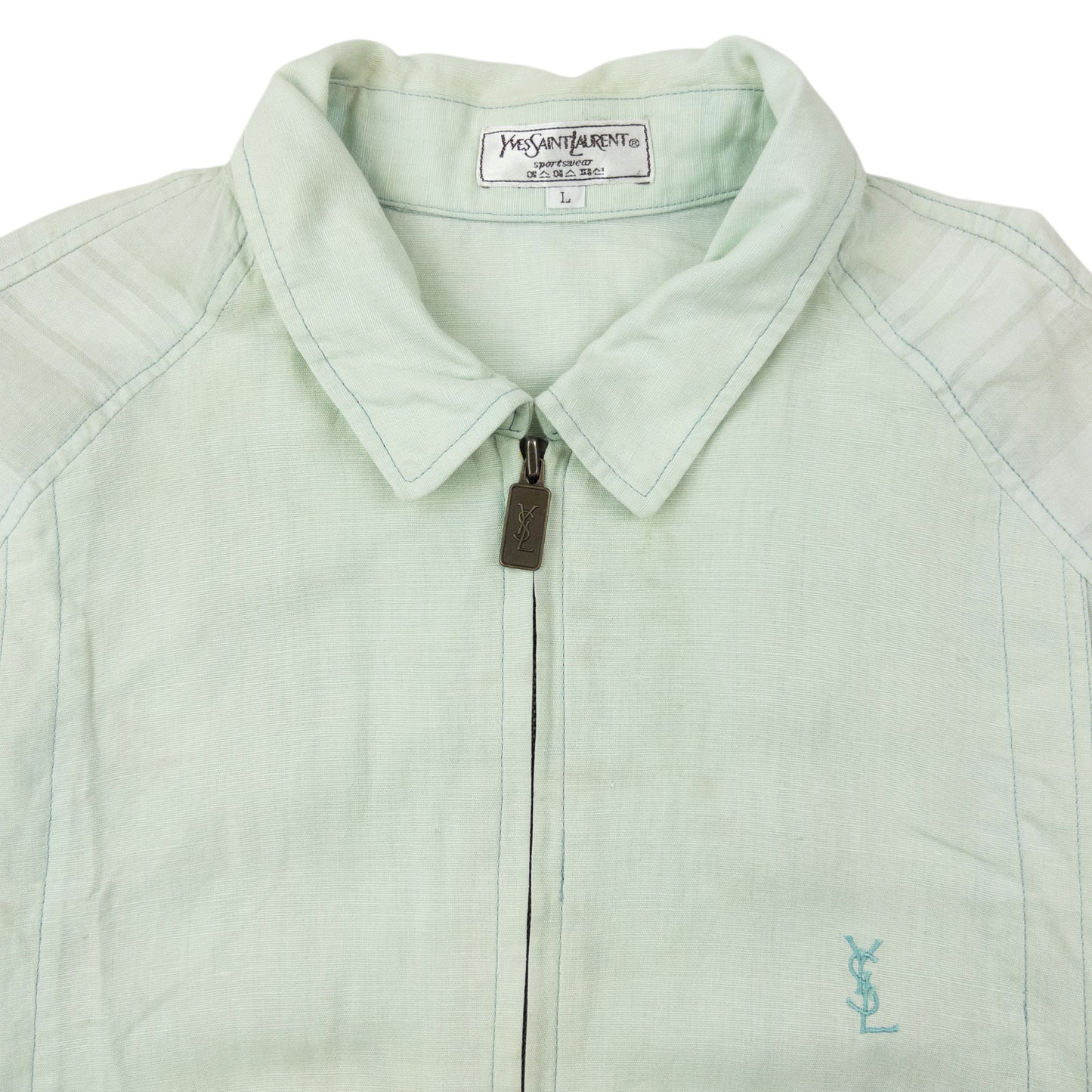 Vintage 80s YSL Yves Saint Laurent Harrington Jacket Size S