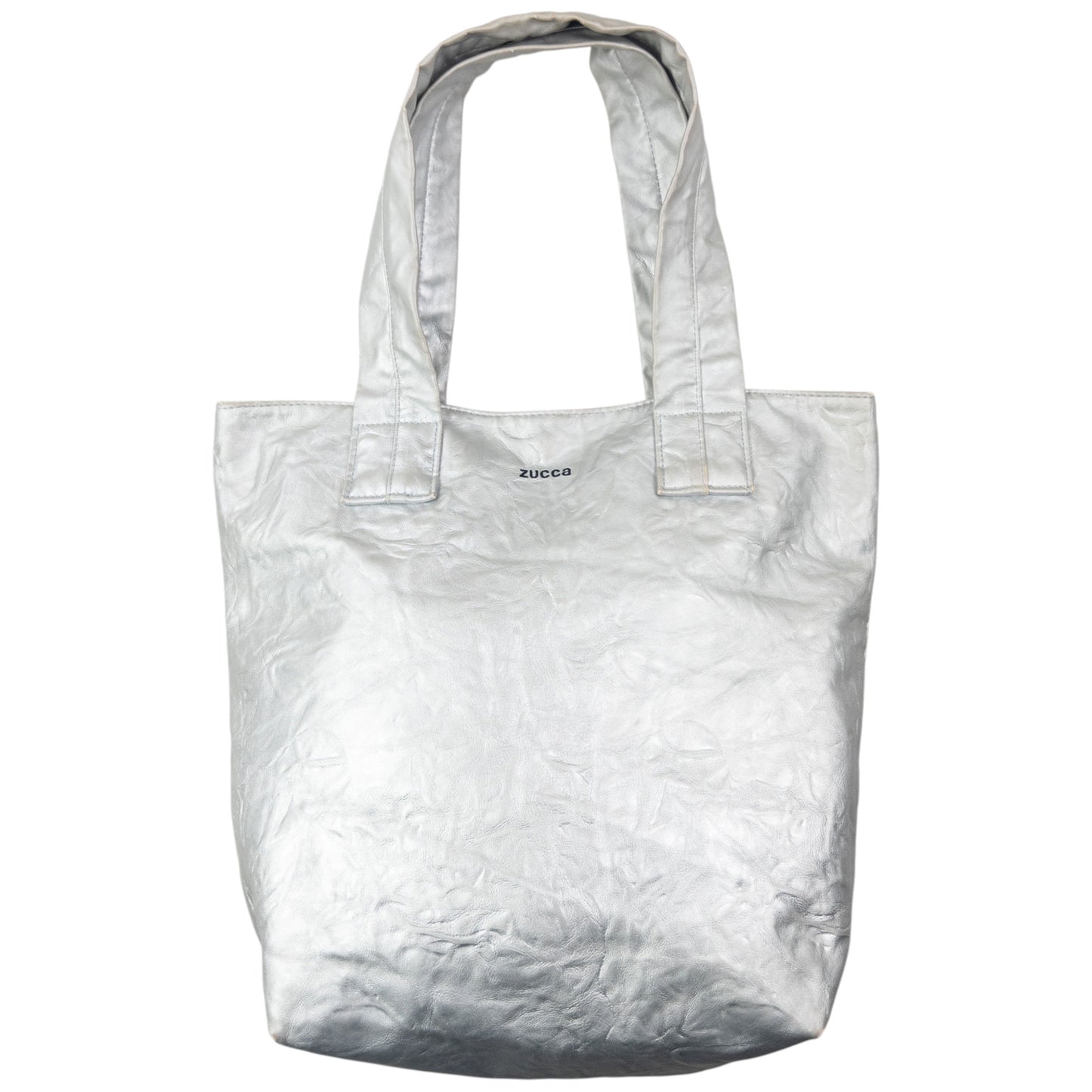 Vintage 90s Cabane De Zucca By Issey Miyake Metallic Shoulder Bag