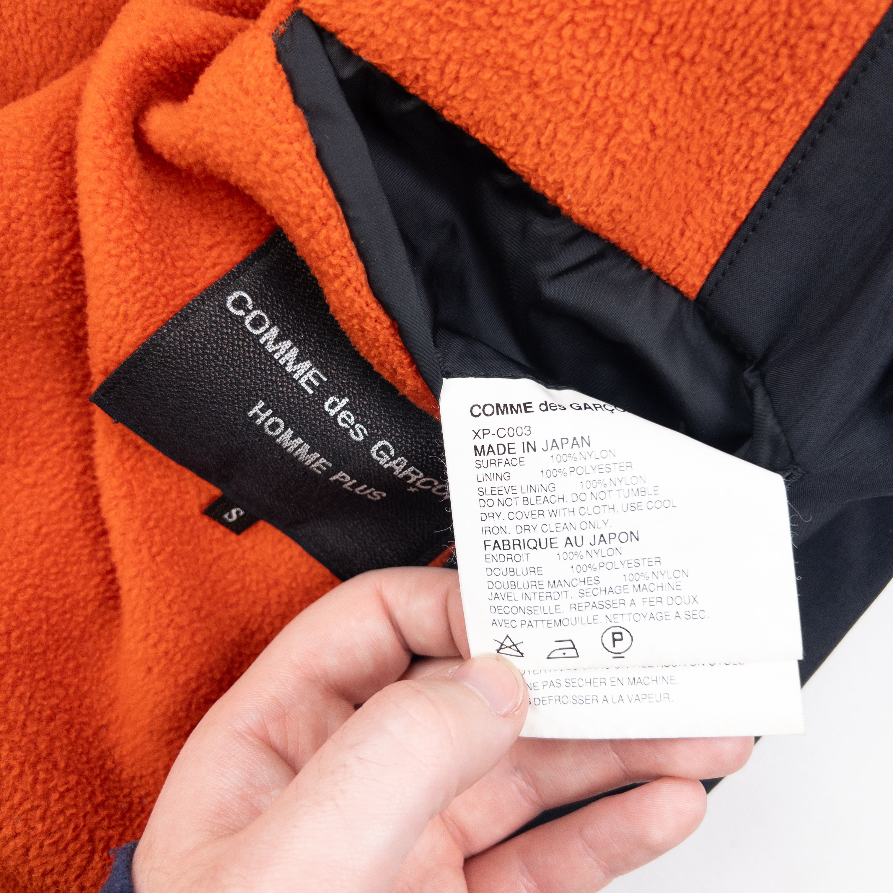 Vintage Comme Des Garçons HOMME Fleece Lined Jacket Womens Size L