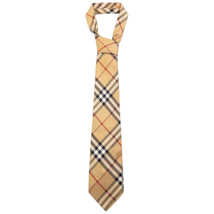Vintage Burberry Nova Check Silk Tie