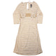 Vintage Jean Paul Gaultier JPG Jeans Striped Tie-Back Dress Womens Size L