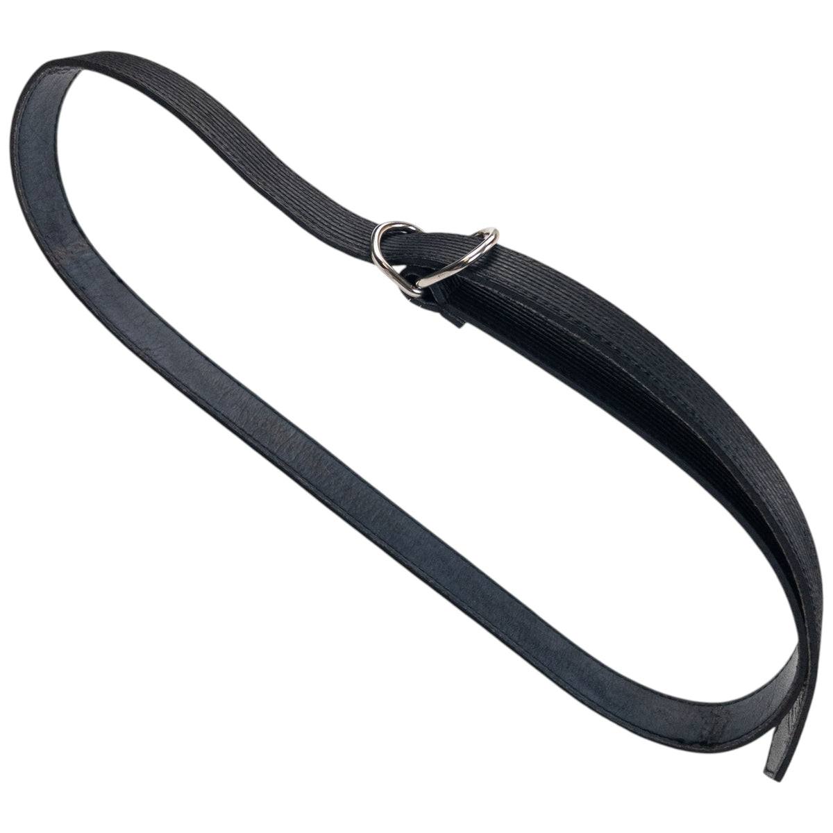 Vintage 90s Comme Des Garçons Ribbed Leather Belt Size M