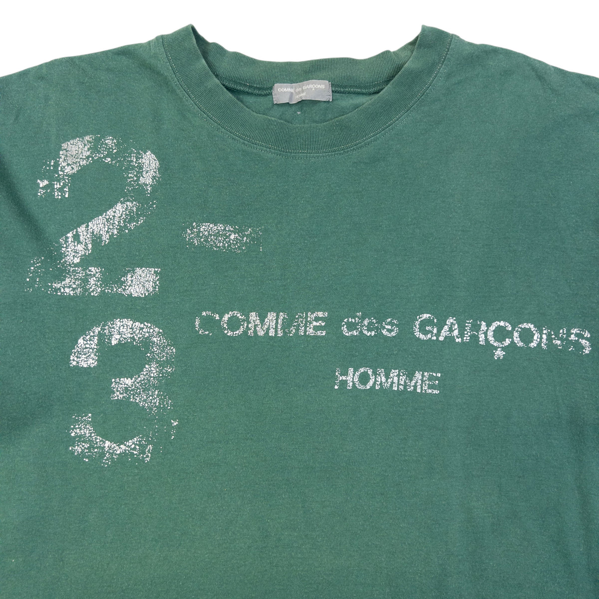 Vintage 2002 Comme Des Garçons HOMME Graphic T Shirt Size S