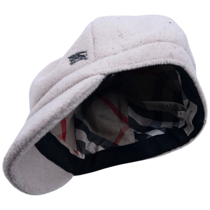 Vintage Burberry Wool Newsboy Hat Size M