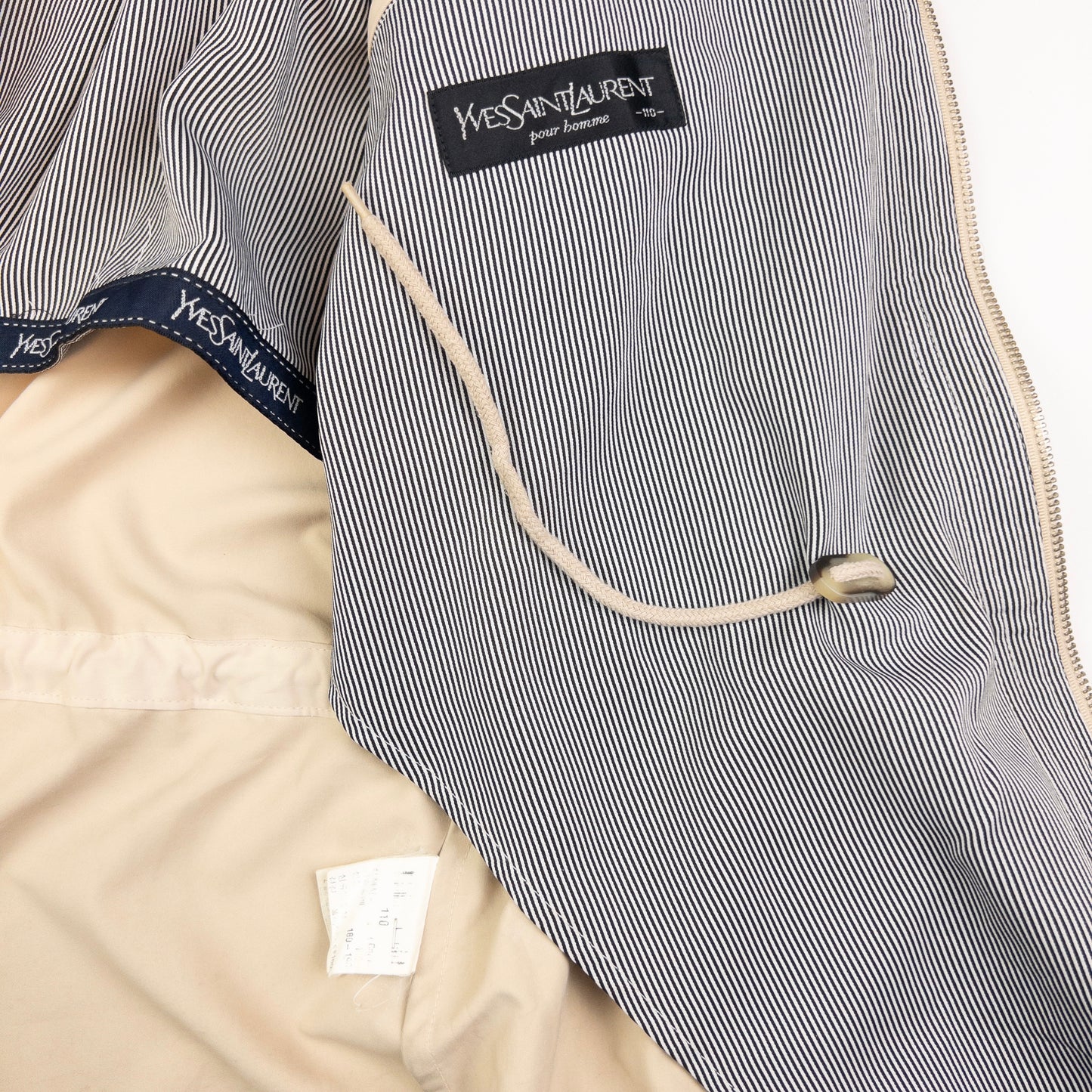 Vintage YSL Yves Saint Laurent Zip Up Jacket Size L