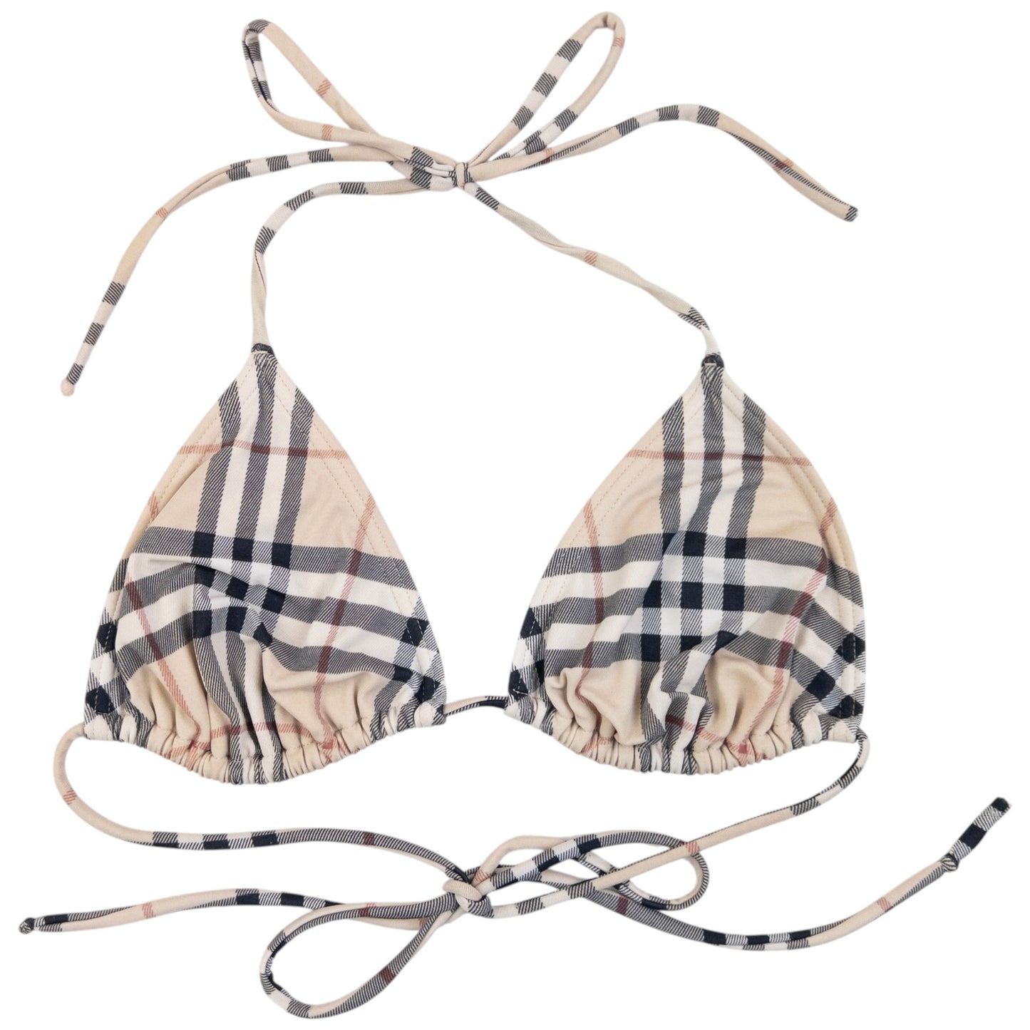 Vintage 2000s Burberry Nova Check Bikini Set Womens Size L