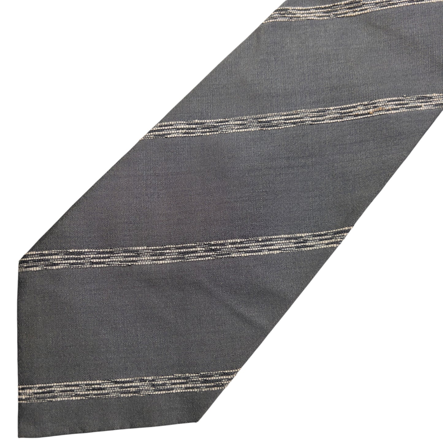 Vintage Issey Miyake Striped Silk Tie