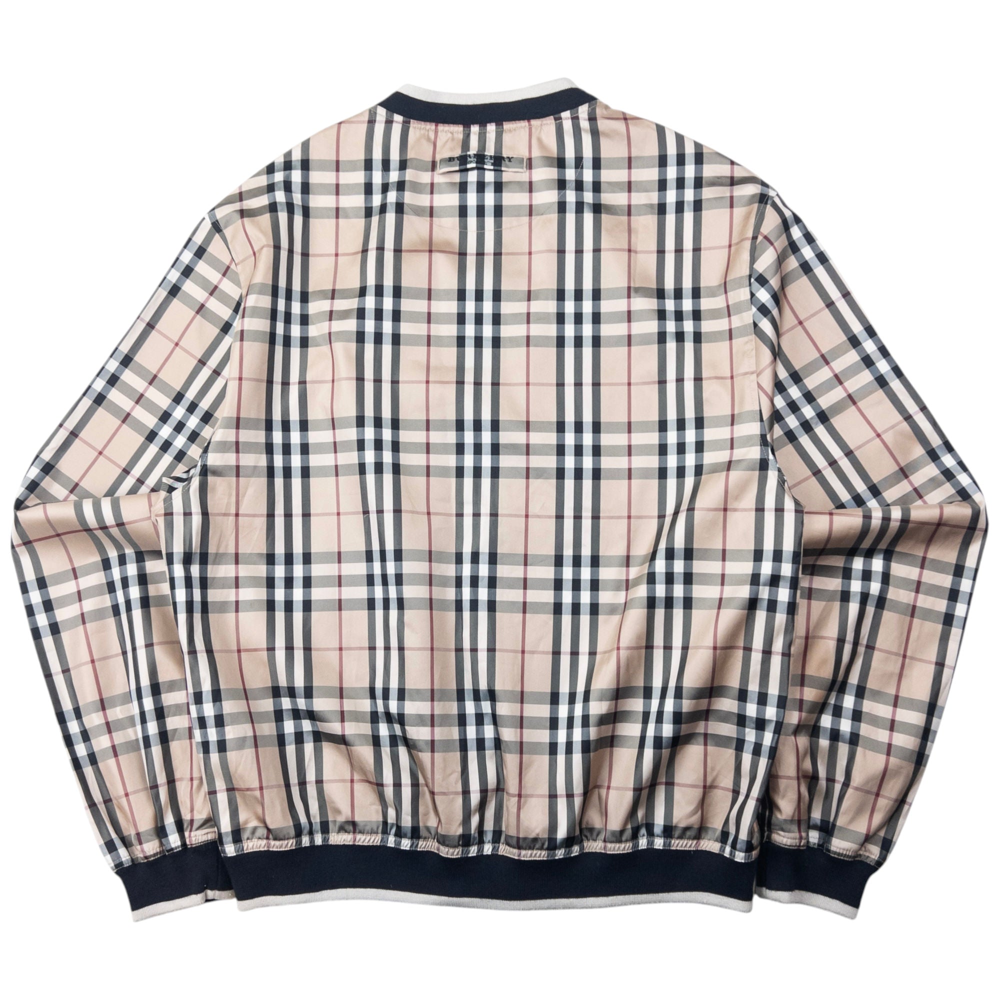 Vintage Burberry Nova Check Pullover Jacket Size L