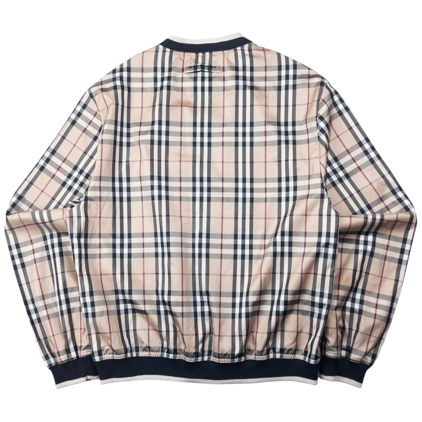 Vintage Burberry Nova Check Pullover Jacket Size L