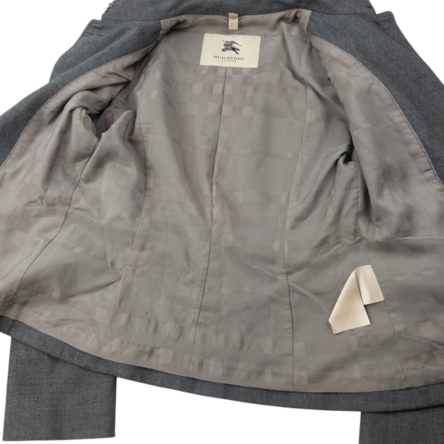 Vintage Burberry Belt Waist Jacket Womens Size S