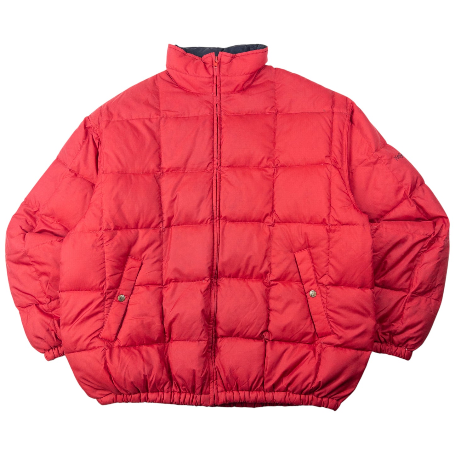 Vintage 90s YSL Yves Saint Laurent Zip Up Puffer Jacket Size XL