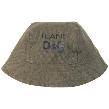 Vintage 2000s Dolce & Gabbana Reversible Denim Bucket Hat